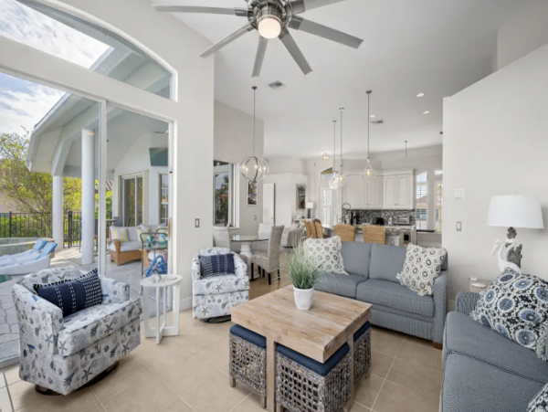 Marco Island Beautiful 3 Bedroom Home with Pool & Canal View